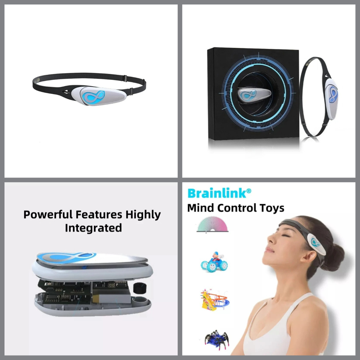 Meditation Headband Eeg - 건식 전극 EEG 브레인웨이브 헤드밴드 바이오피드백