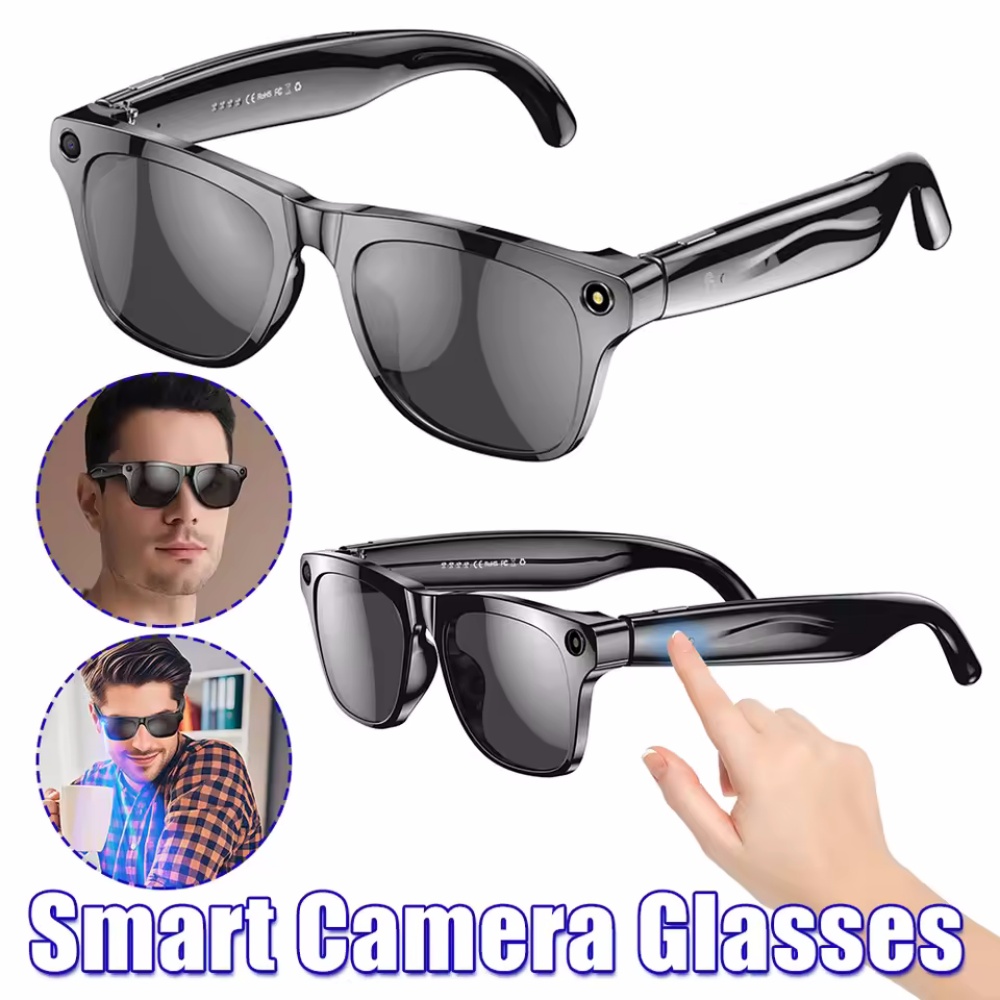 Smart Glasses Lens - 스마트 안경 AI 카메라 HD 웨어러블