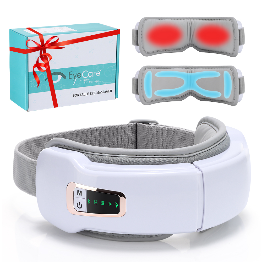 Light Therapy Glasses - 접이식 눈 공기압 마사지기 에어백 진동