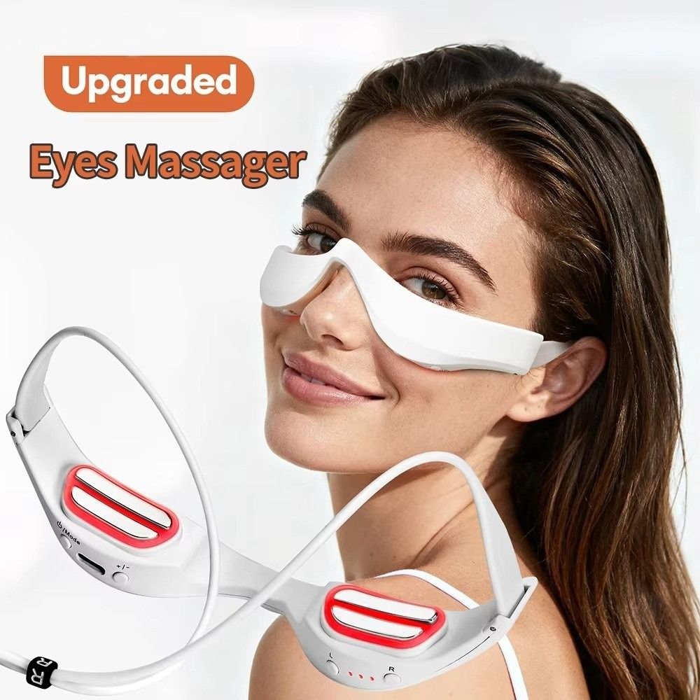 Light Therapy Glasses - 3D 눈 마사지기 적색광 테라피 눈밑