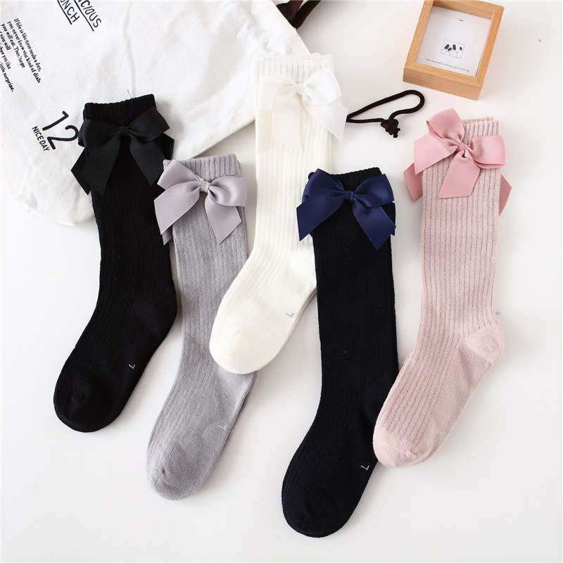 Baby Sock Oximeter - 활과 어린이 소녀 양말 코튼 아기
