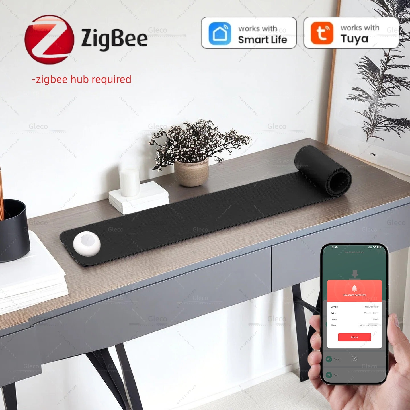 Smart Insole Pressure - Zigbee 압력 센서 감지기 중력 감지