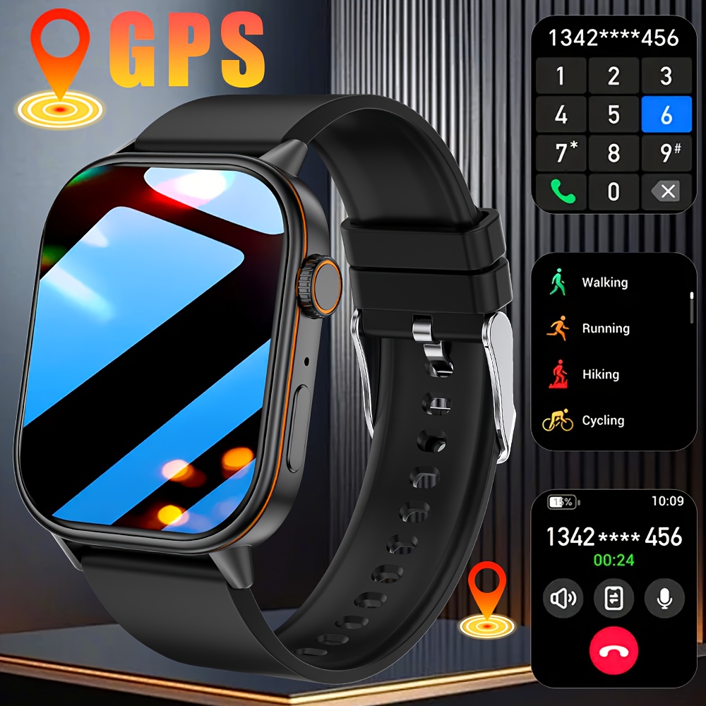 Fall Detection Watch - 2025 GPS 위치 추적 스마트워치 경량