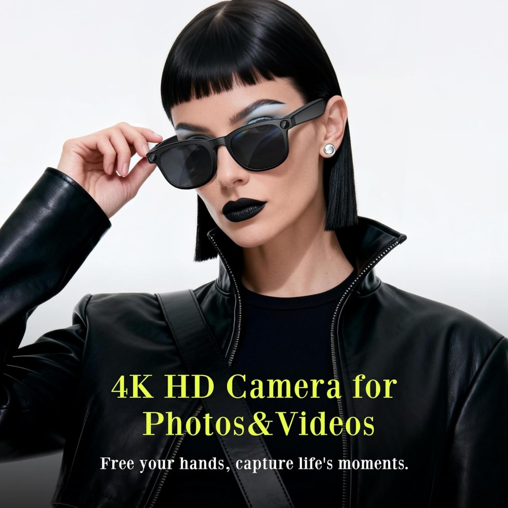 스마트 안경: 4K 비디오, 오픈이어 오디오, 브이로그 - Smart Glasses Lens 리뷰 및 가격
