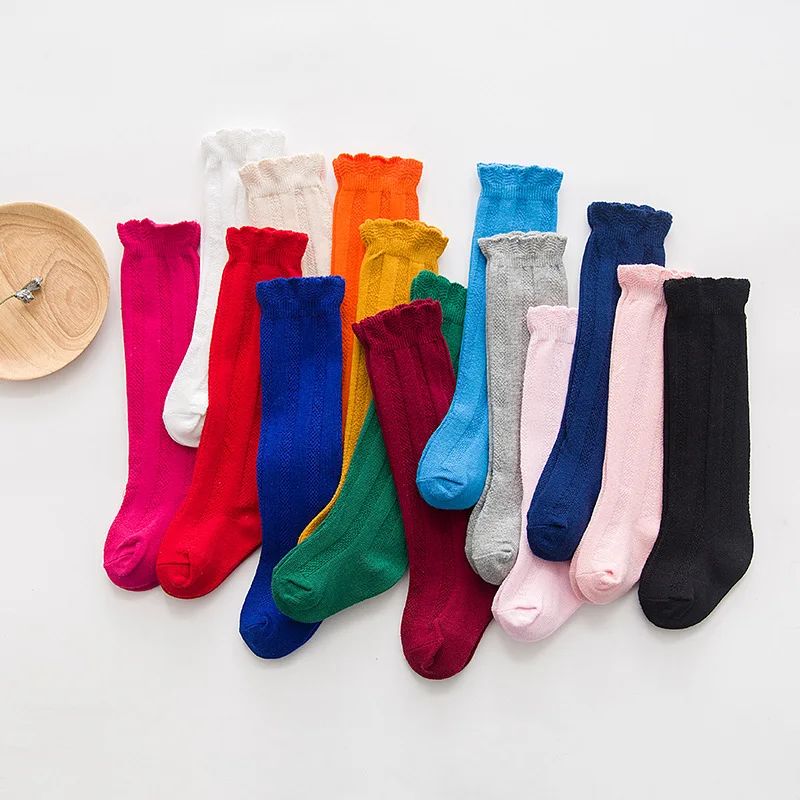 용수철 가을 여아 코튼 무릎 높이 양말, 어린이 여아  - Baby Sock Oximeter 리뷰 및 가격
