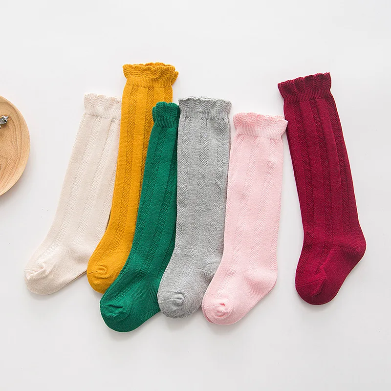 용수철 가을 여아 코튼 무릎 높이 양말, 어린이 여아  - Baby Sock Oximeter 리뷰 및 가격