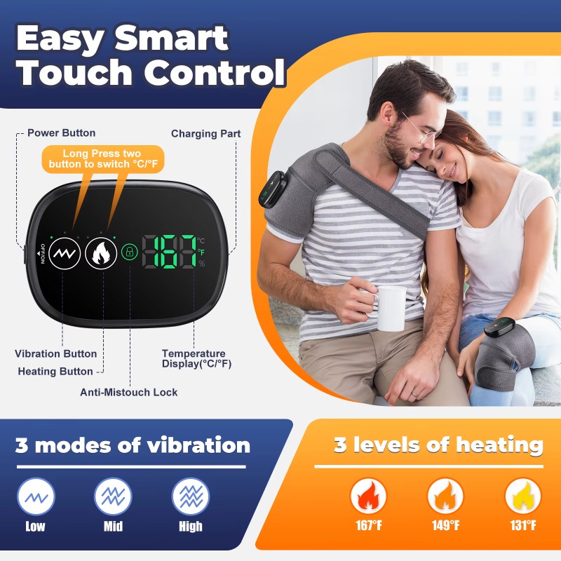 스마트 관절염 통증 완화 온열 관절 랩 마사지 진동 요 - Smart Knee Wrap 리뷰 및 가격