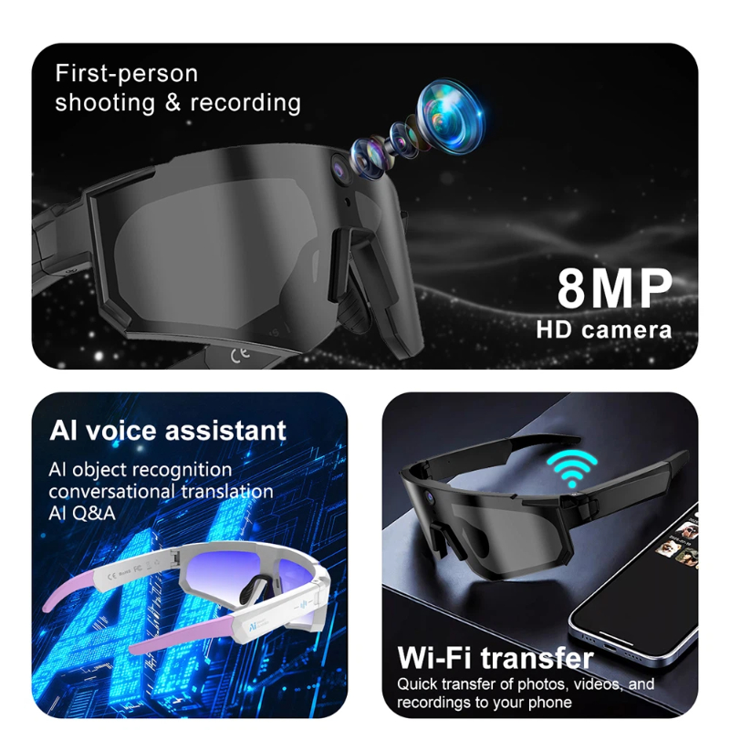 원플러스 AL 스마트 안경 8K 원격 제어 사진 카메라 - Smart Glasses Lens 리뷰 및 가격