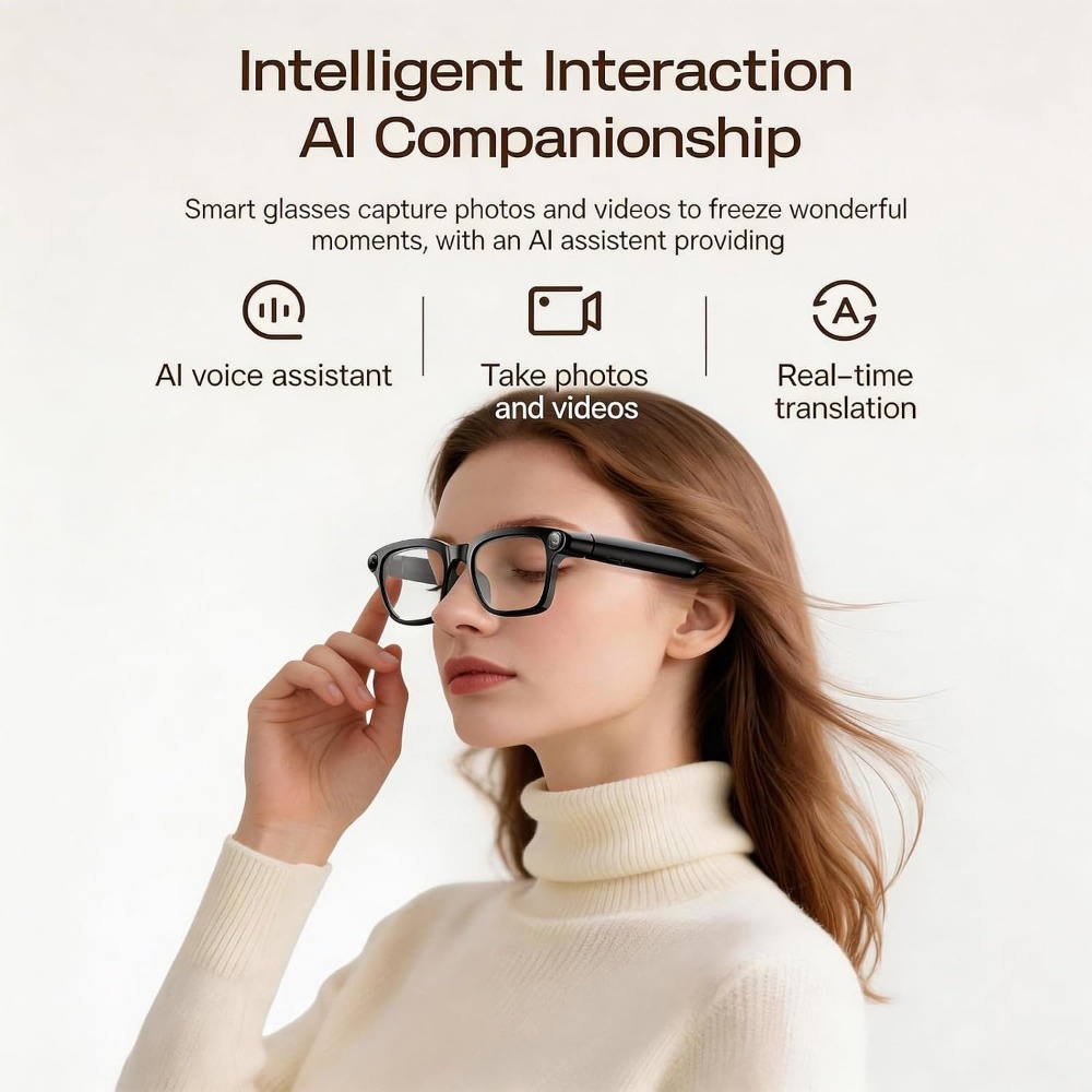 스마트 안경: 4K 비디오, 듀얼 렌즈 선글라스, 오픈 - Smart Glasses Lens 리뷰 및 가격
