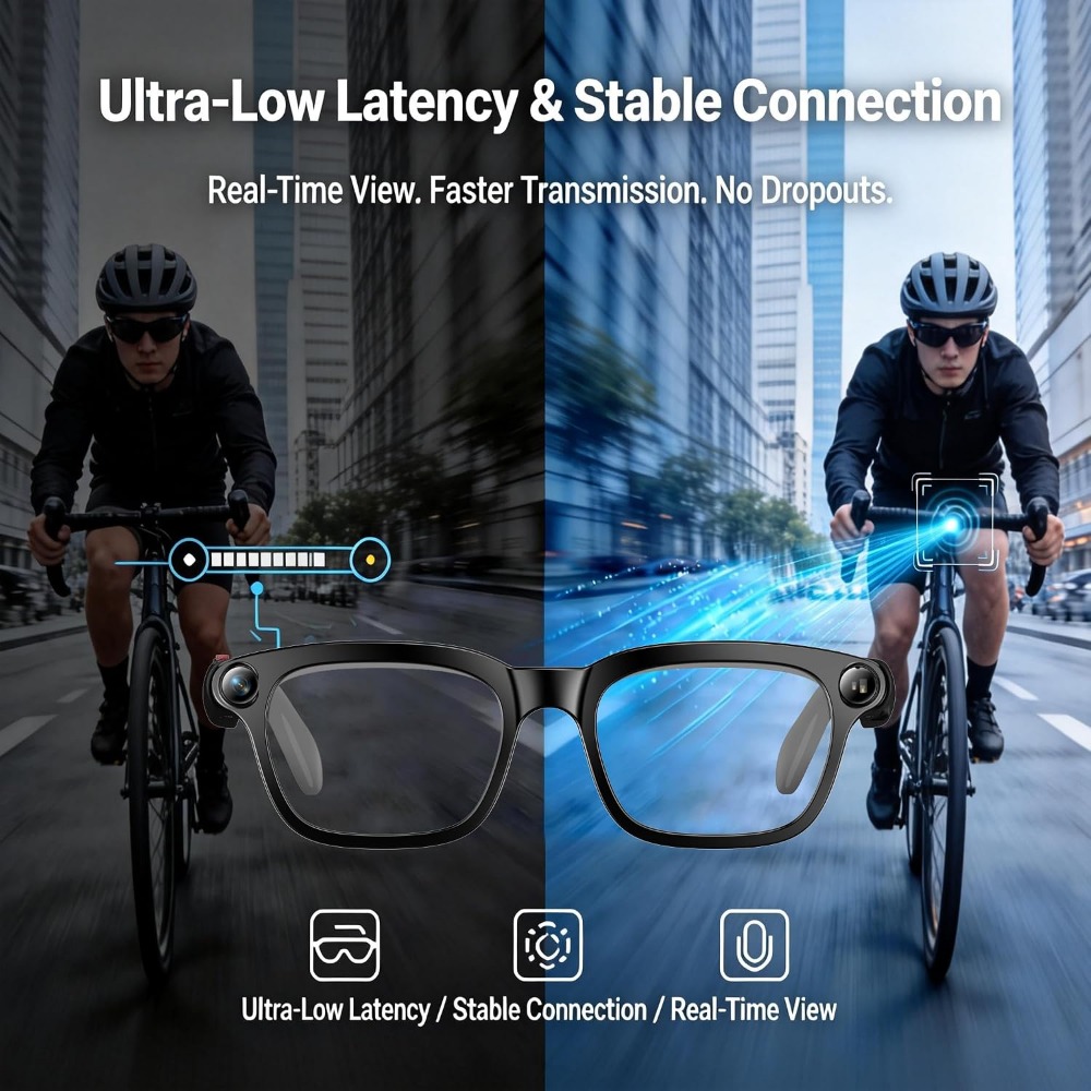 스마트 안경: 4K 비디오, 듀얼 렌즈 선글라스, 오픈 - Smart Glasses Lens 리뷰 및 가격