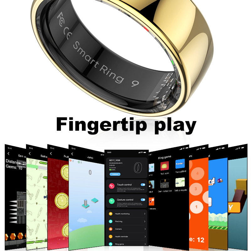 스마트 링 남녀공용 충전 케이스 포함, 터치 컨트롤,  - Temperature Ring Skin 리뷰 및 가격