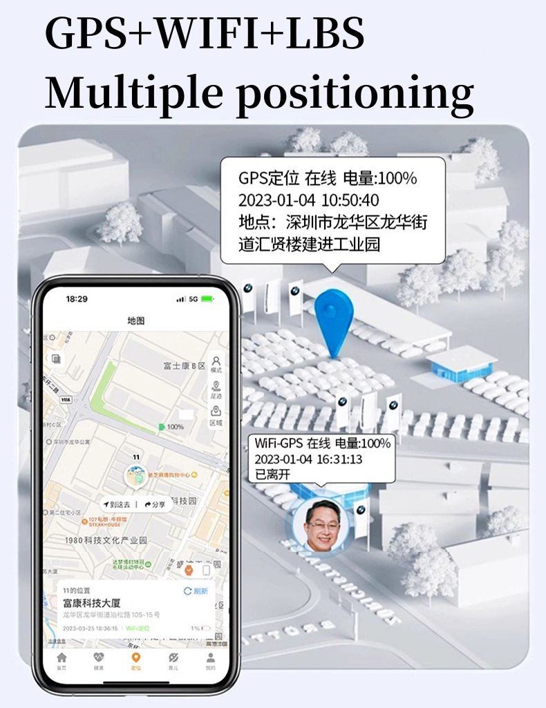 노인 낙하 감지를위한 노인 스마트 시계 4G Sim 카 - Fall Detection Watch 리뷰 및 가격