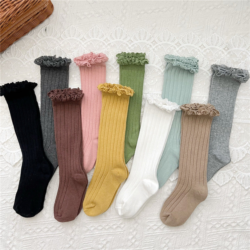 어린이 무릎 높이 양말, 여아 유아, 긴 부드러운 면  - Baby Sock Oximeter 리뷰 및 가격