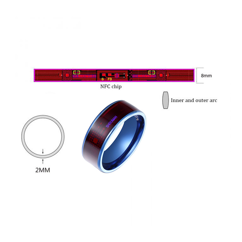 새로운 패션 매직 착용 NFC 스마트 링 핑거 디지털  - Smart Ring Nfc Pay 리뷰 및 가격
