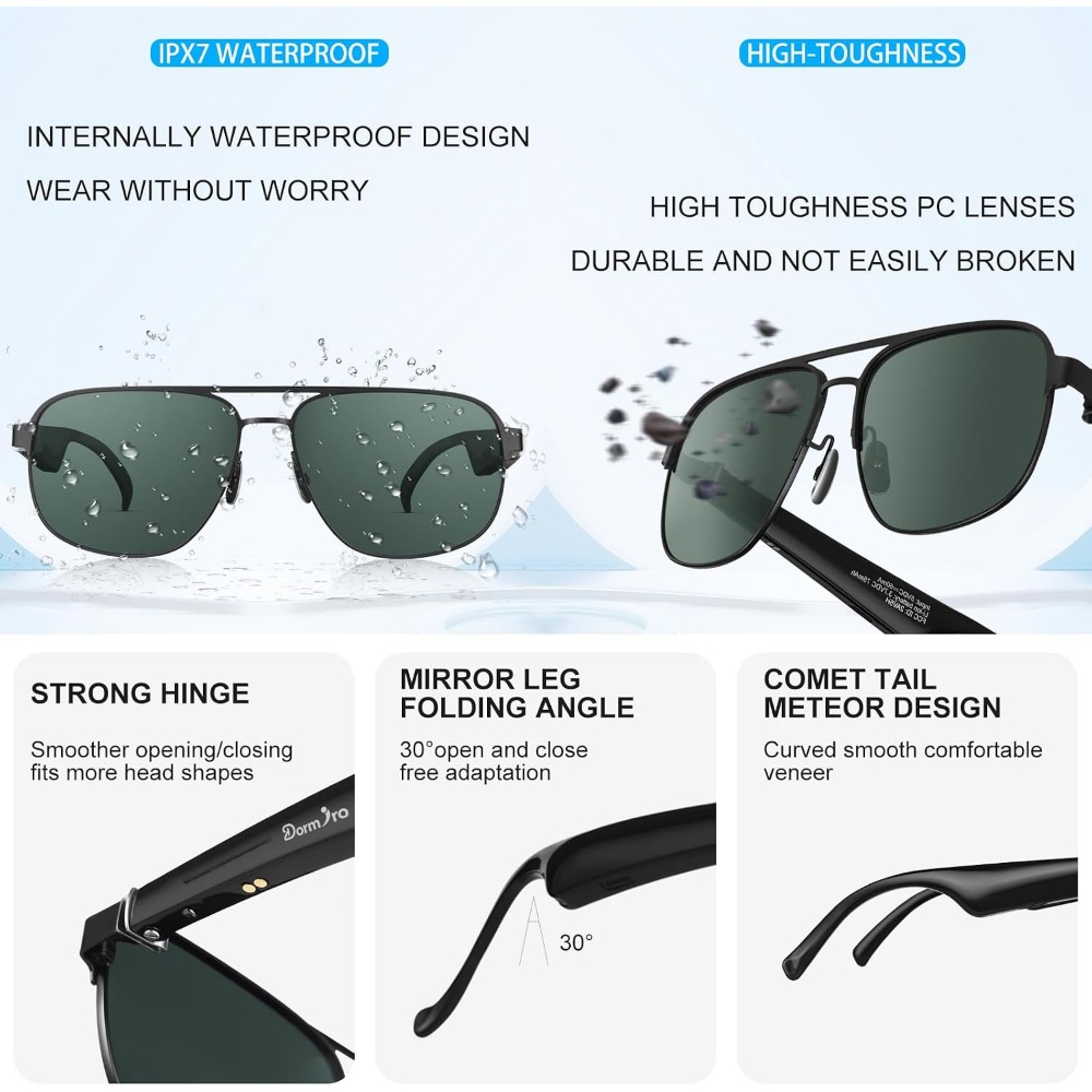 남성용 스마트 안경 (12시간 배터리 수명, 실시간 번 - Smart Glasses Lens 리뷰 및 가격