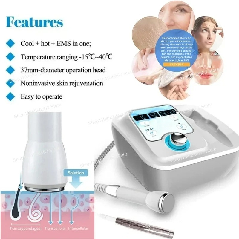 신형 전기천공 이온 페이셜 마사지기 - D-쿨 냉온 재 - Galvanic Skin Sensor 리뷰 및 가격