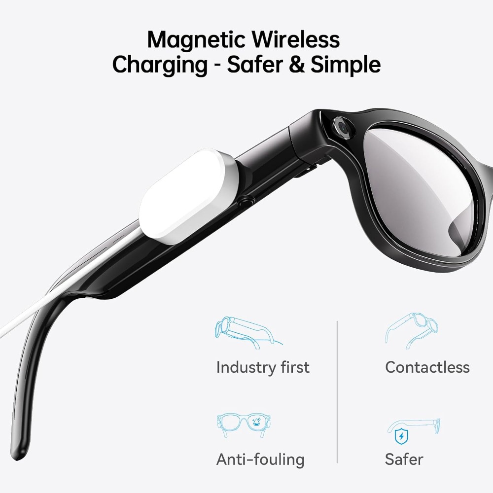 스마트 안경: 13MP, 무선 충전, 음성 비서, 번역 - Smart Glasses Lens 리뷰 및 가격