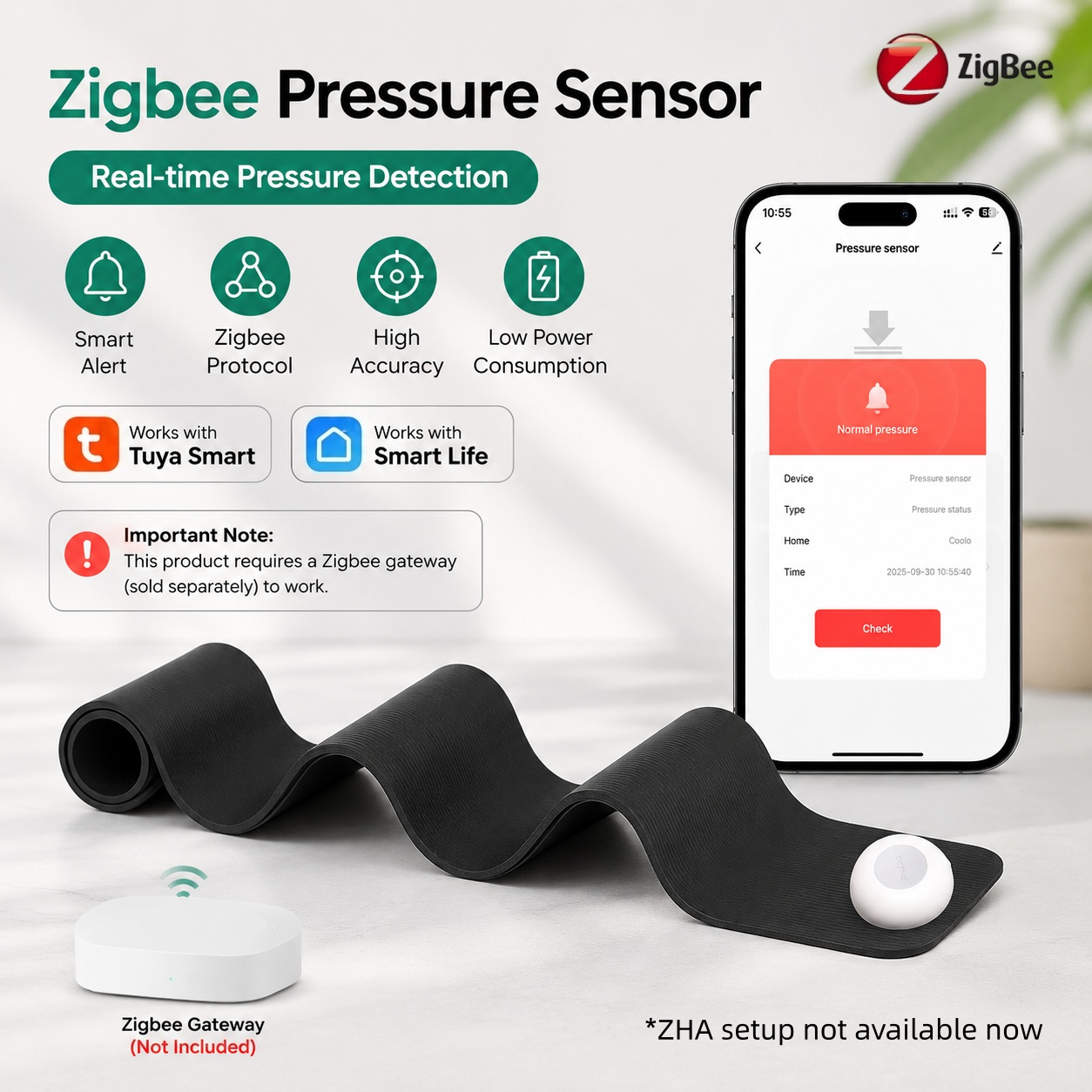 Zigbee 압력 센서 감지기 중력 감지 배터리 구동  - Smart Insole Pressure 리뷰 및 가격