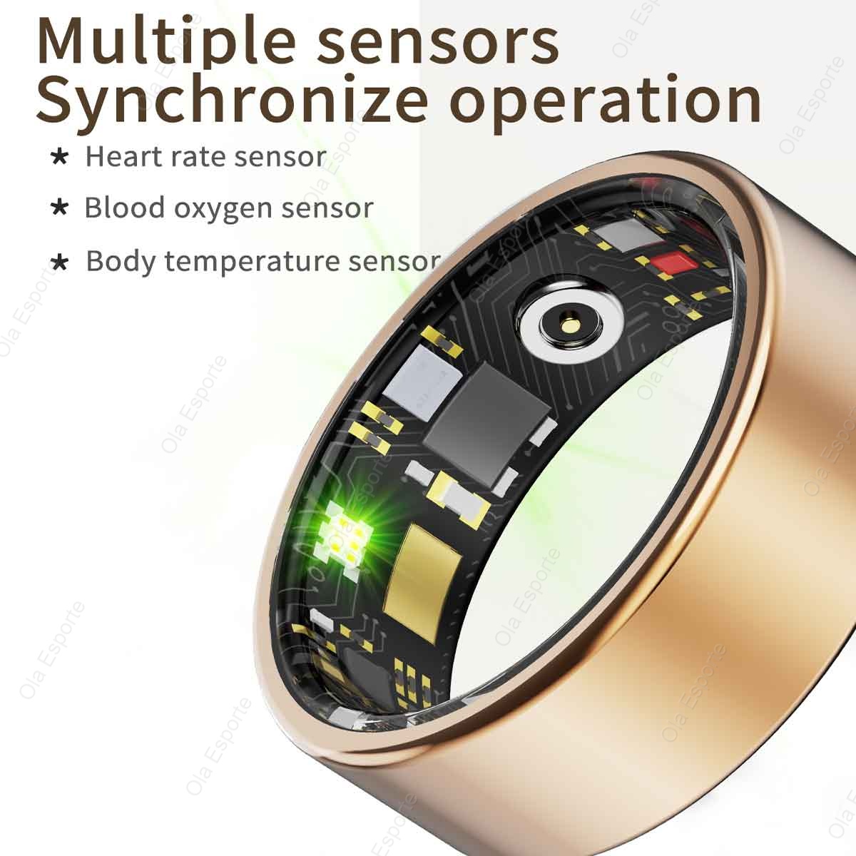 새로운 R09 스마트 링 남녀공용 충전 케이스 포함,  - Temperature Ring Skin 리뷰 및 가격