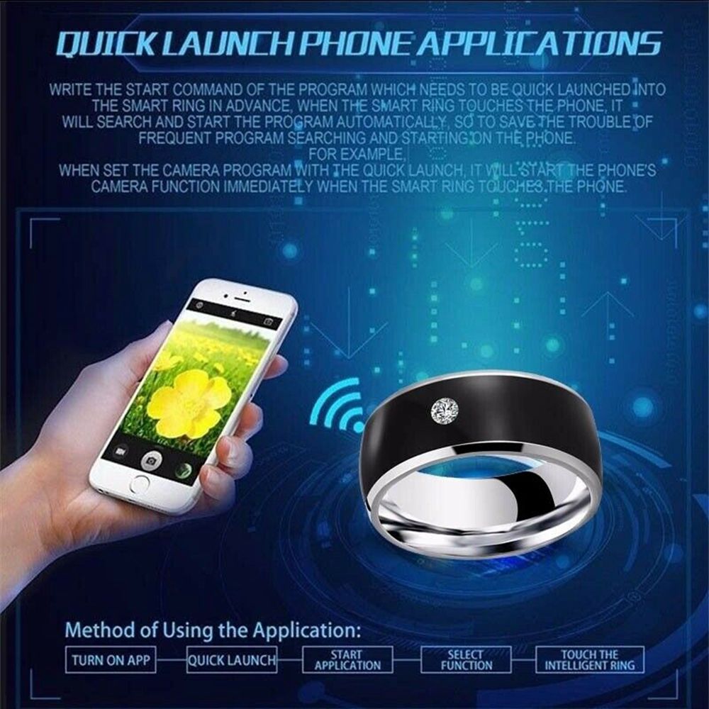 패션 다기능 기술 지능형 웨어러블 연결 NFC 손가락  - Smart Ring Nfc Pay 리뷰 및 가격