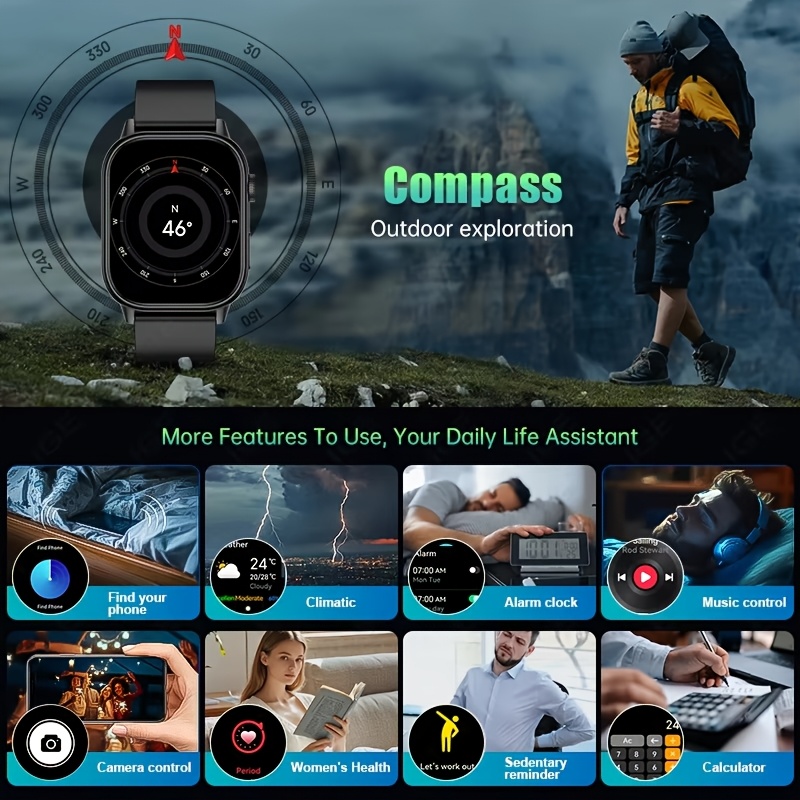 2025 GPS 위치 추적 스마트워치 경량 패션 스포츠 - Fall Detection Watch 리뷰 및 가격