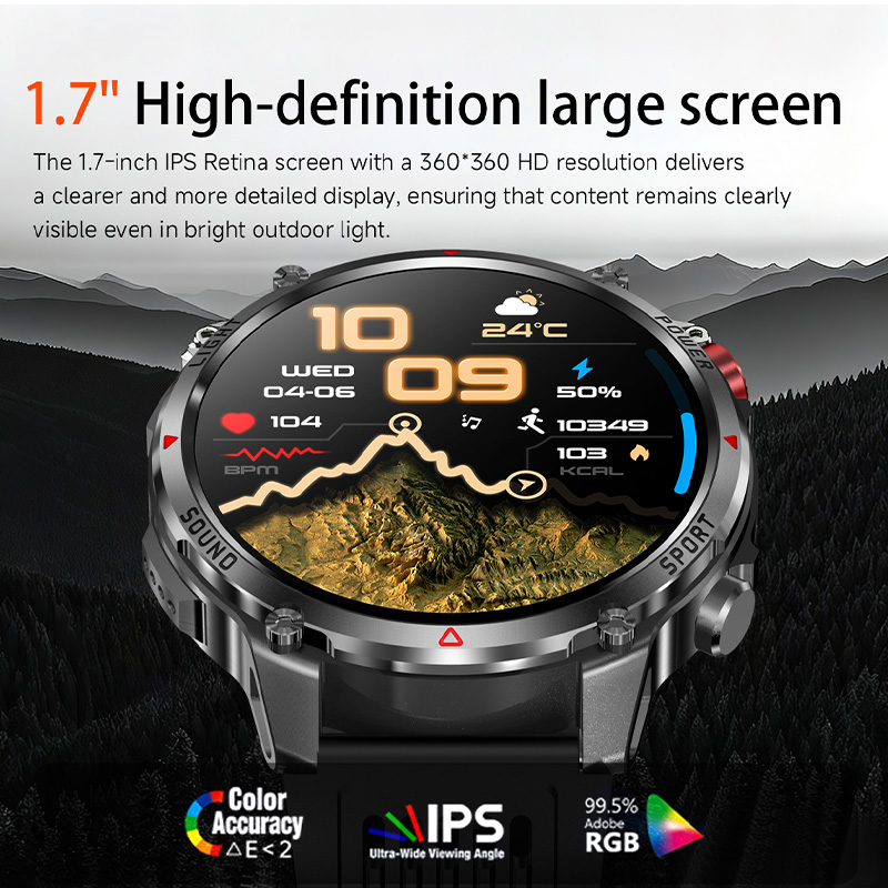 무선 통화 스마트워치 IP68 방수 건강 모니터링 여성 - Breath Rate Monitor 리뷰 및 가격