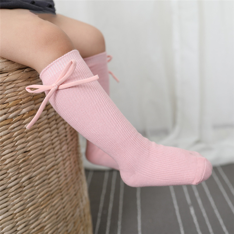 가을 어린이 무릎 높이 양말, 나비매듭 플랫 긴 양말, - Baby Sock Oximeter 리뷰 및 가격