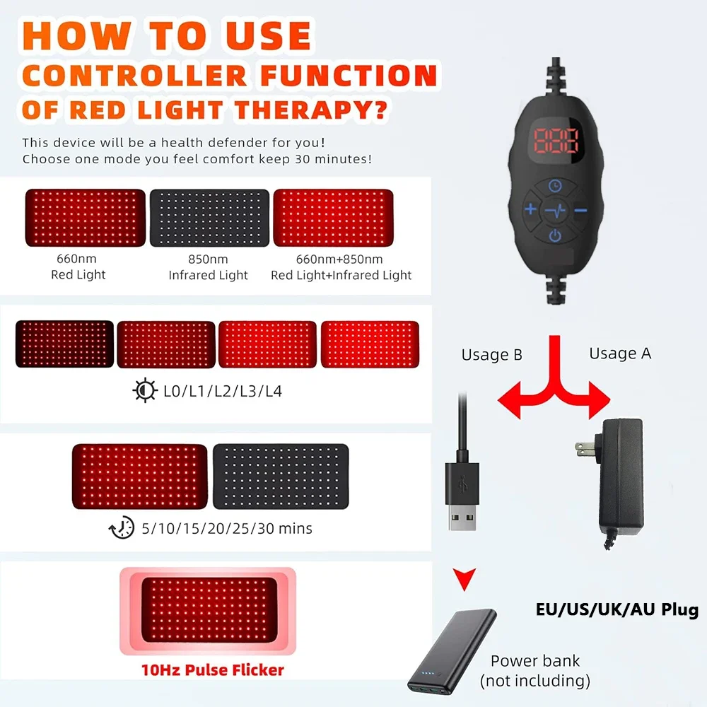 120 LED 근적외선 장치, 660nm 및 850nm - Galvanic Skin Sensor 리뷰 및 가격