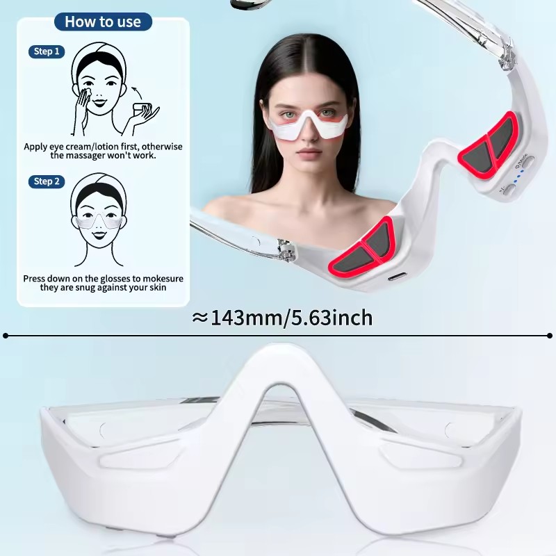 눈밑 적색광 치료기, 눈용 적색광 치료 안경, 다크서클 - Light Therapy Glasses 리뷰 및 가격