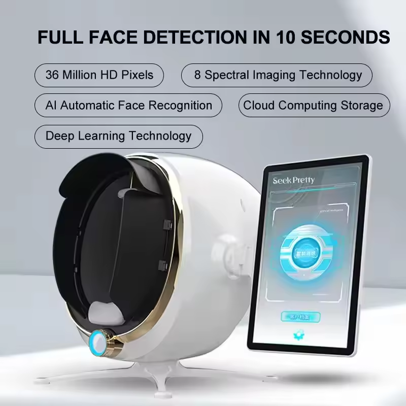 HD 카메라 3D 매직 미러 피부 관리 분석기 - 정확 - Galvanic Skin Sensor 리뷰 및 가격